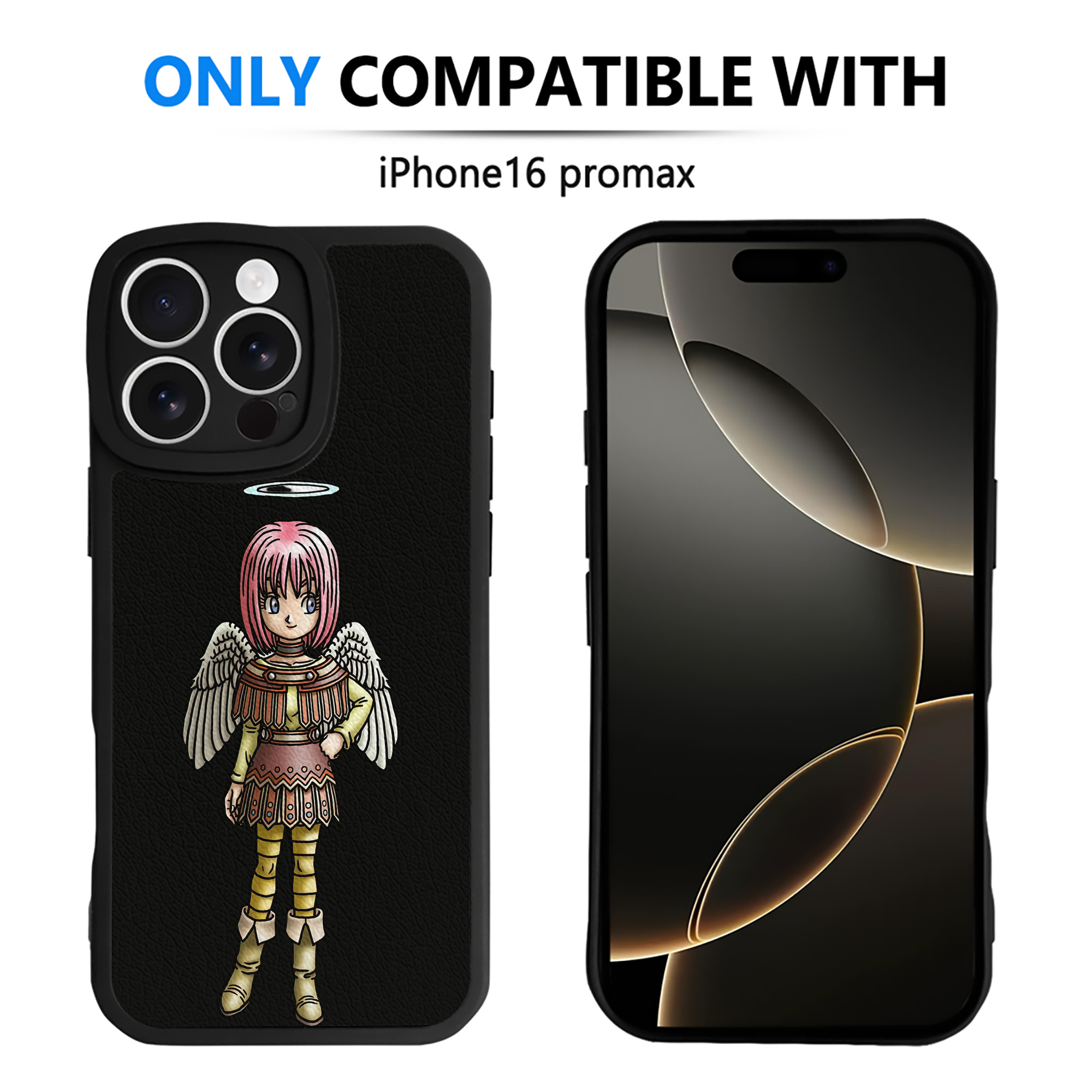 （画像用） ドラゴンクエスト Doragon Kuesuto Dragon Quest 【iPhone 16シリーズ対応】シリコンスマホケース（レザー調） 材質：シリコン